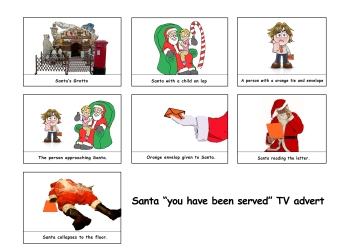 Santa "you have been served"